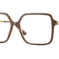 Vogue VO5406 Square Eyeglasses  2386-TOP HAVANA/TRANSPARENT BROWN 55-15-140 - Color Map havana