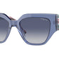 Vogue VO5409S Irregular Sunglasses  28824L-TRANSPARENT LILAC 52-18-140 - Color Map light blue