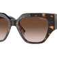 Vogue VO5409S Irregular Sunglasses  W65613-DARK HAVANA 52-18-140 - Color Map havana