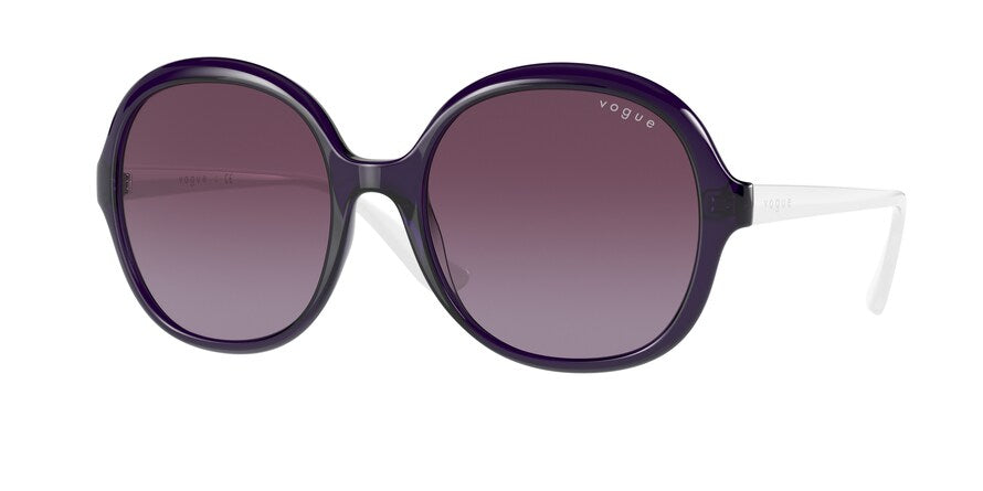 Vogue VO5410S Square Sunglasses  29678H-TRANSPARENT VIOLET 56-19-140 - Color Map violet