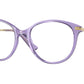 Vogue VO5423 Phantos Eyeglasses  2985-TRANSPARENT VIOLET 53-18-140 - Color Map violet