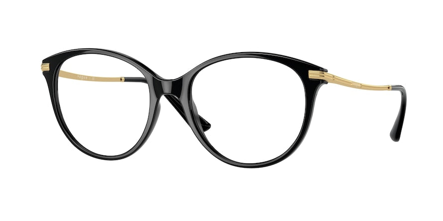 Vogue VO5423 Phantos Eyeglasses  W44-BLACK 53-18-140 - Color Map black