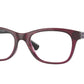 Vogue VO5424B Pillow Eyeglasses  2989-TRANSPARENT DARK CHERRY 53-18-140 - Color Map purple/reddish