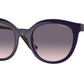 Vogue VO5427SF Oval Sunglasses  164736-TRANSPARENT PURPLE 51-19-140 - Color Map purple/reddish