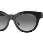 Vogue VO5429S Oval Sunglasses  299211-TOP BLACK/SERIGRAPHY 49-18-140 - Color Map black