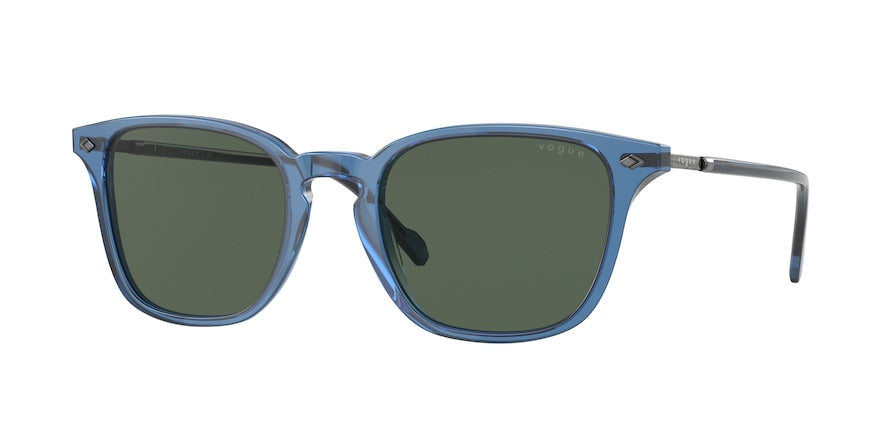 Vogue VO5431S Pillow Sunglasses  298371-BLUE SEA 52-21-145 - Color Map blue
