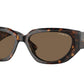Vogue VO5438S Irregular Sunglasses  W65673-DARK HAVANA 52-16-135 - Color Map havana