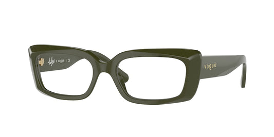 Vogue VO5441 Rectangle Eyeglasses  2914-HUNTER GREEN 52-17-135 - Color Map green