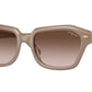 Vogue VO5444SF Irregular Sunglasses  300813-OPAL SAND 52-18-135 - Color Map light brown