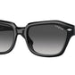 Vogue VO5444S Irregular Sunglasses  W44/8G-BLACK 52-18-135 - Color Map black