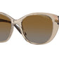 Vogue VO5457S Butterfly Sunglasses  2990T5-TRANSPARENT CARAMEL 53-17-135 - Color Map light brown