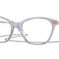 Vogue VO5461 Cat Eye Eyeglasses  2925-TRANSPARENT PURPLE 53-17-135 - Color Map violet