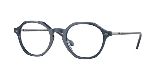 Vogue VO5472 Irregular Eyeglasses  2760-TRANSPARENT BLUE 49-21-145 - Color Map blue