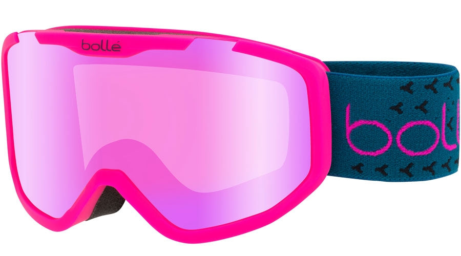 BOLLE ROCKET GOGGLES  PLUS MATTE PINK & BLUE ROSE GOLD One Size