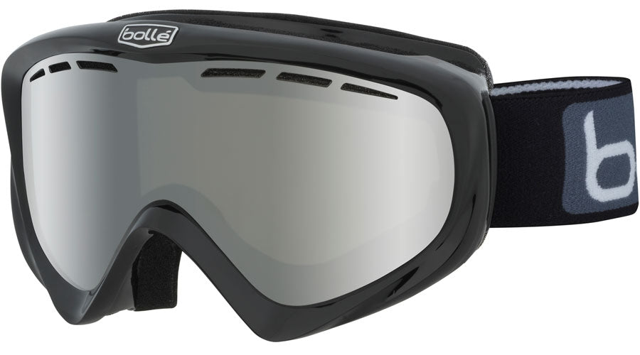 BOLLE Y6 GOGGLES  OTG SHINY BLACK  BLACK CHROME One Size