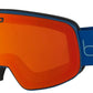 BOLLE NEVADA GOGGLES  MATTE BLUE & RED DIAGONAL SUNRISE One Size