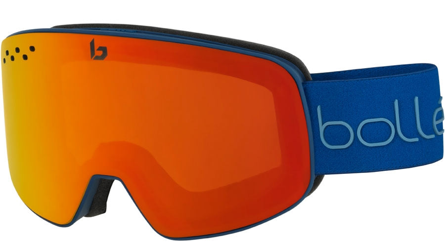 BOLLE NEVADA GOGGLES  MATTE BLUE & RED DIAGONAL SUNRISE One Size