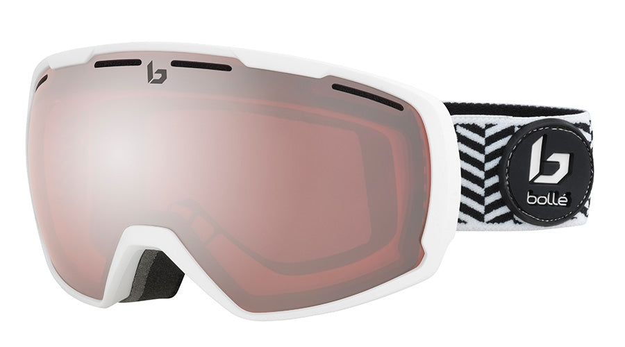 BOLLE LAIKA GOGGLES  MATTE WHITE  WAVES VERMILLON GUN One Size