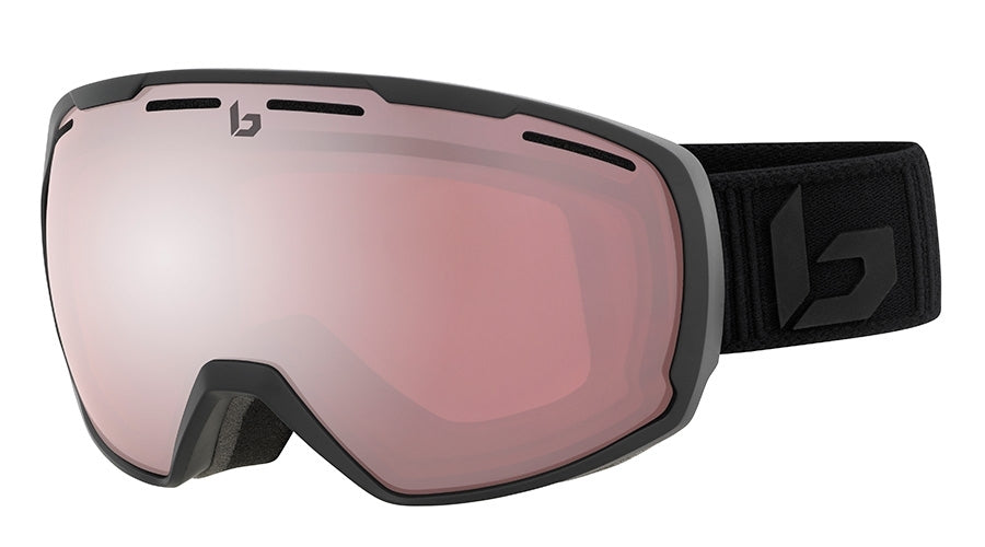 BOLLE LAIKA GOGGLES  MATTE BLACK CORP VERMILLON GUN One Size