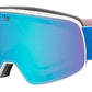 BOLLE NEVADA GOGGLES  MATTE WHITE & BLUE RACE AURORA One Size