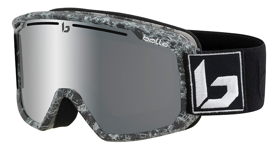 BOLLE MADDOX GOGGLES  MATTE BLACK MARBLE BLACK CHROME One Size