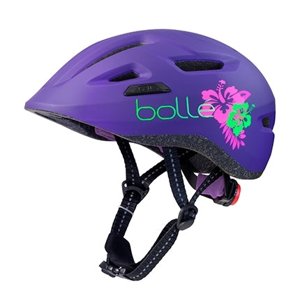 BOLLE Stance Jr. Cycling Helmets  Matte Purple Flower S  51-55CM