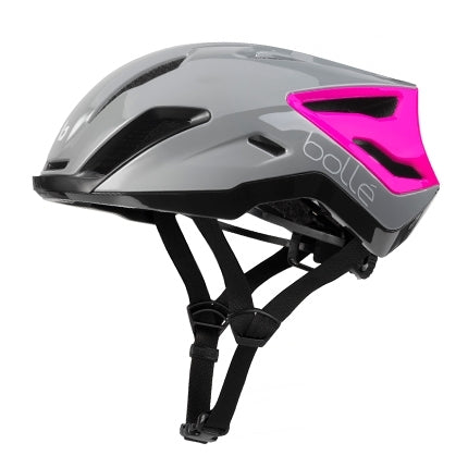 BOLLE Exo Cycling Helmets  Shiny Grey & Pink L  59-62CM