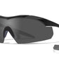 WILEY X WX Vapor Sunglasses  Matte Black 41-24-125
