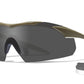 WILEY X WX Vapor Sunglasses  Tan 499 41-24-125