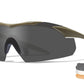 WILEY X WX Vapor Sunglasses  Tan 499 41-24-125