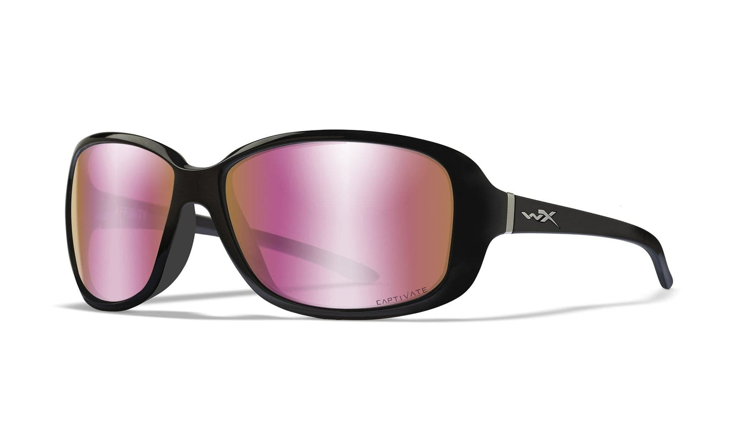 WILEY X WX Affinity Sunglasses  Gloss Black 66-14-125