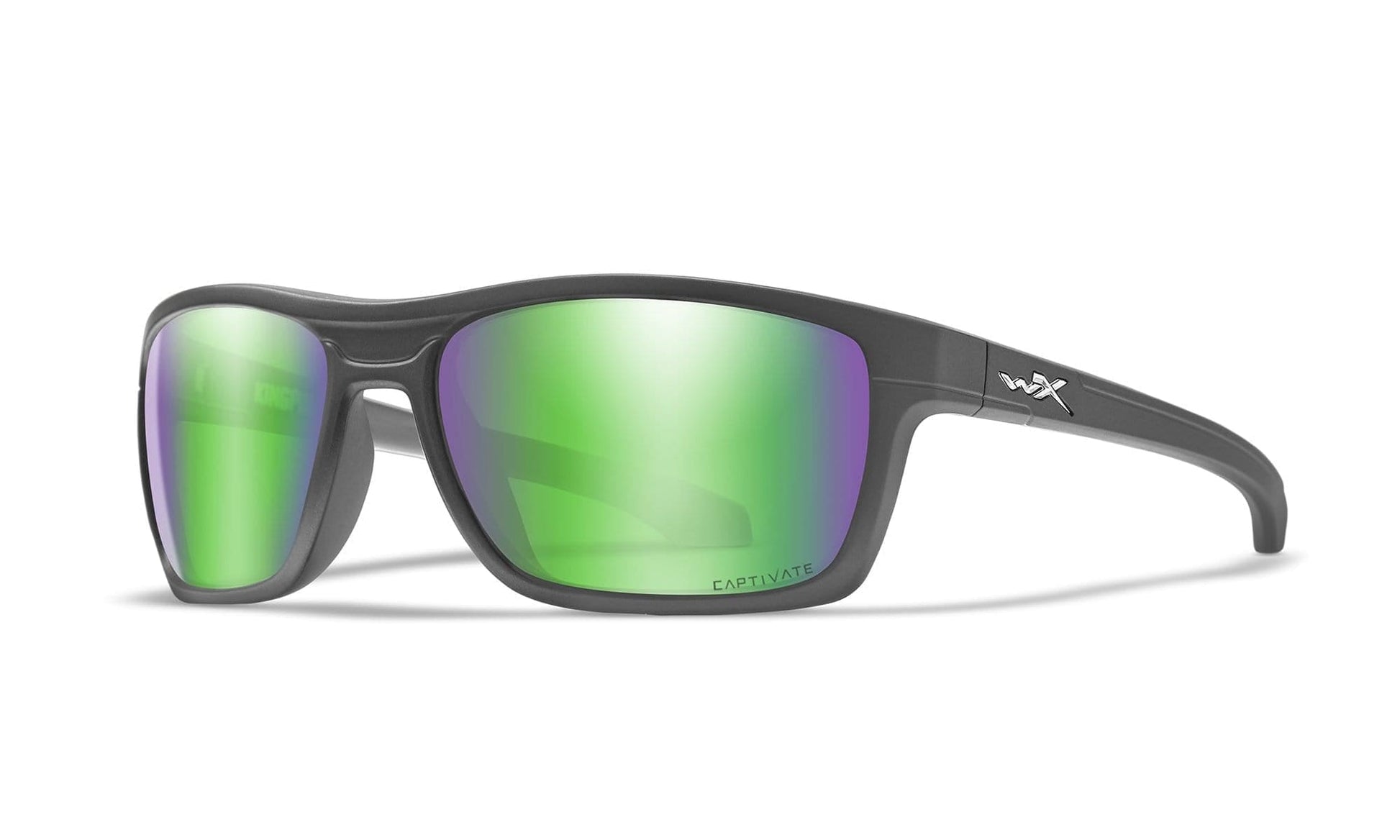 WILEY X WX Kingpin Sunglasses  Matte Graphite 60-19-122