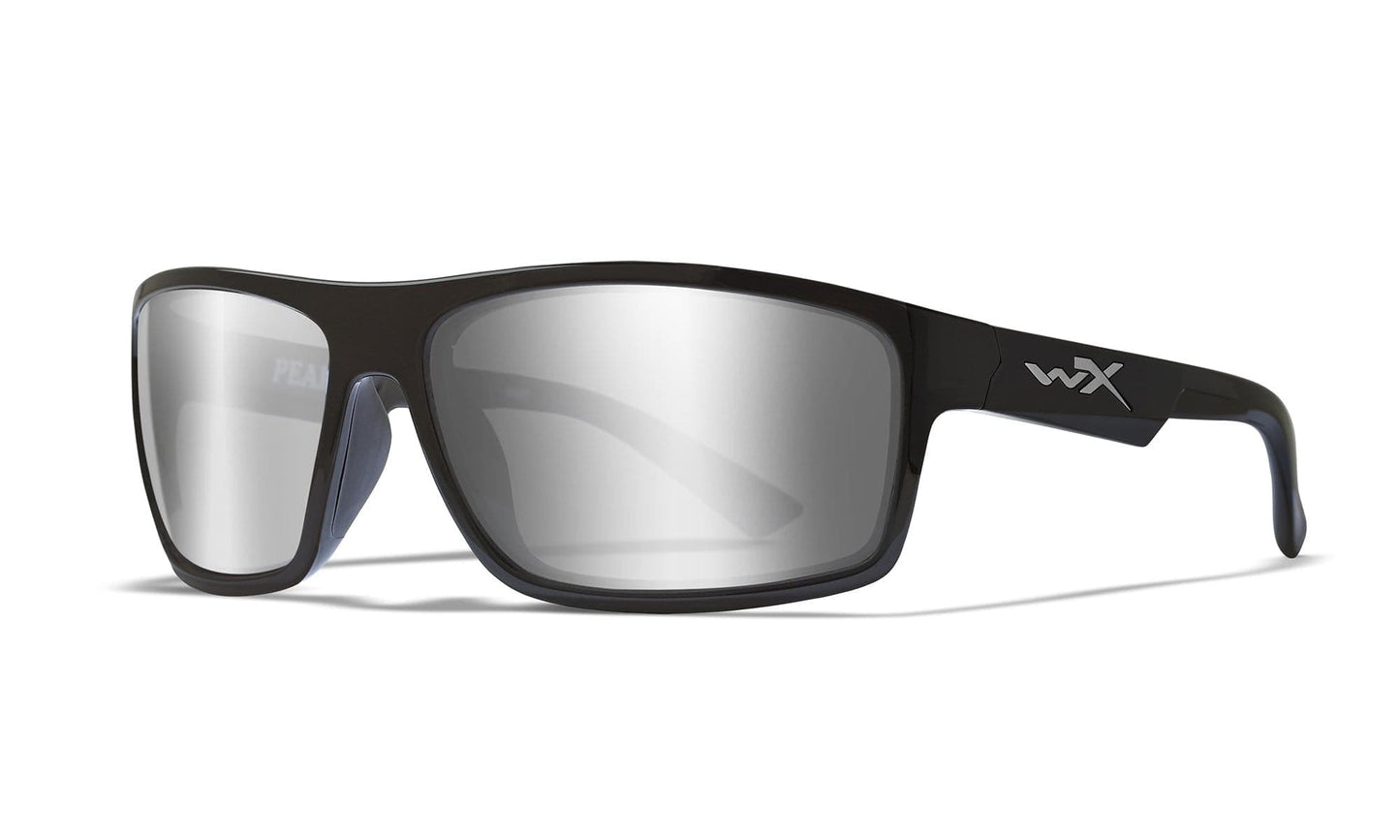WILEY X WX Peak Sunglasses  Gloss Black 65-15-130