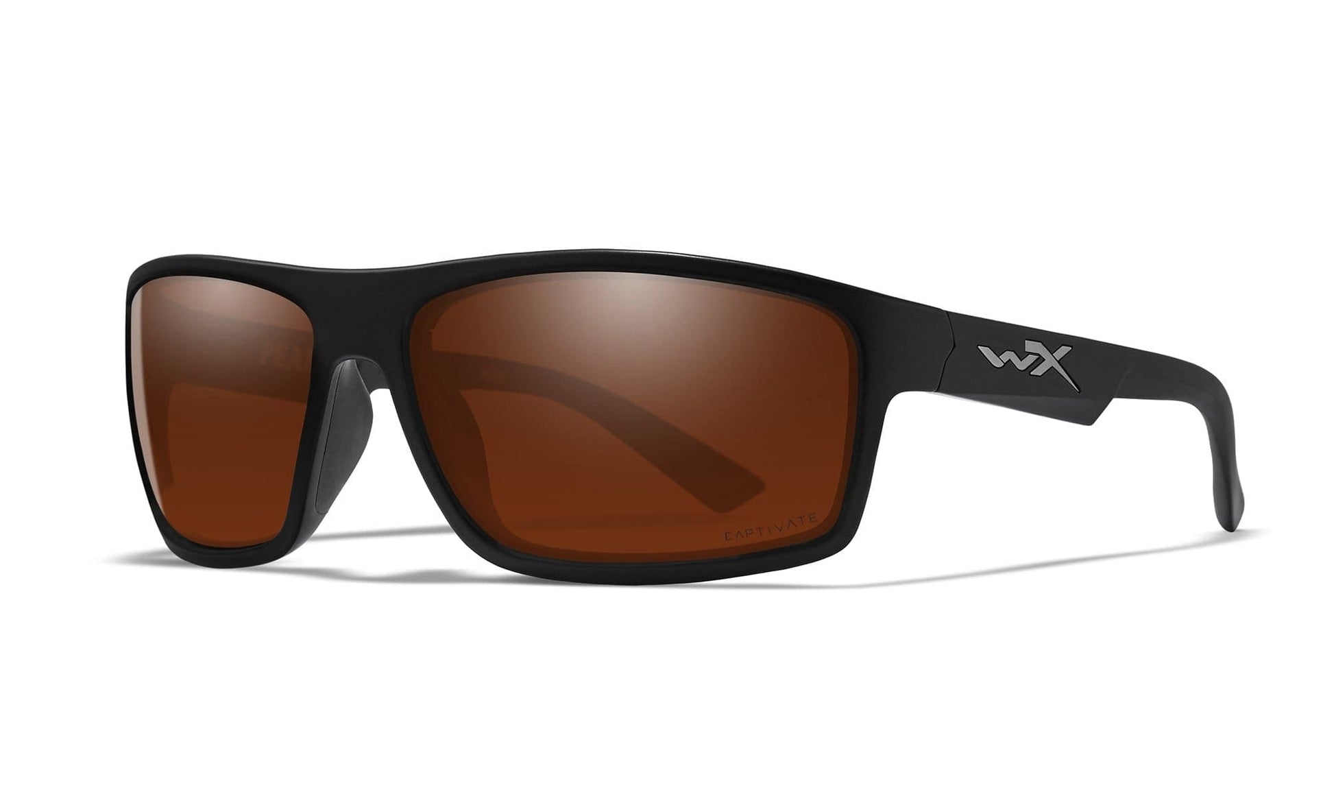 WILEY X WX Peak Sunglasses  Matte Black 65-15-130