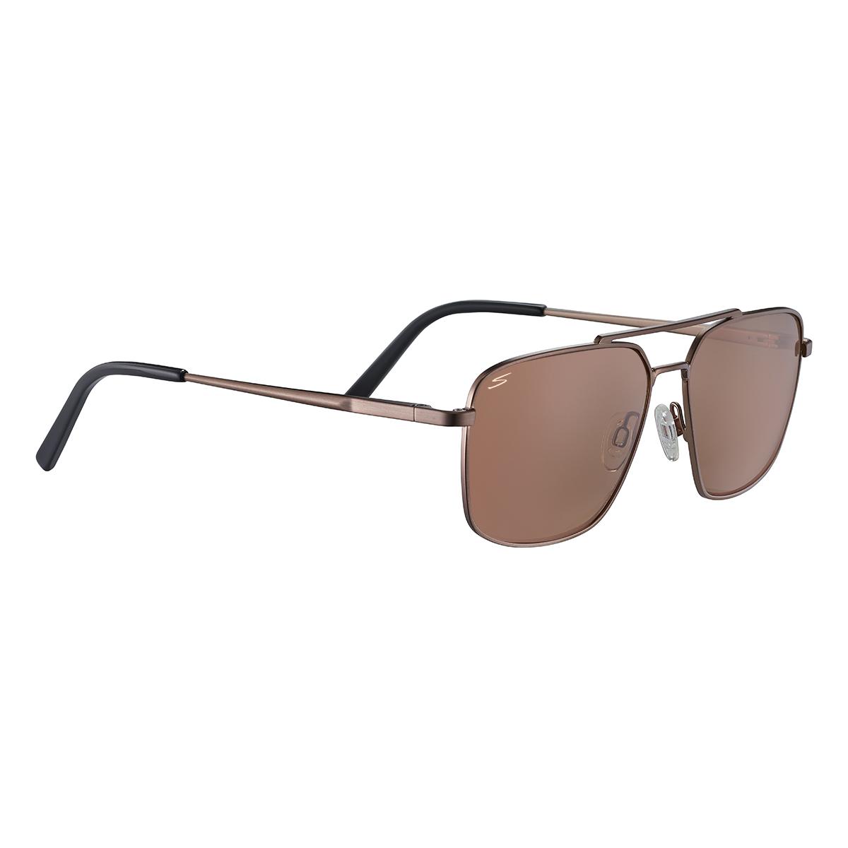 Serengeti Aitkin Sunglasses  Brushed Bronze Medium, Large