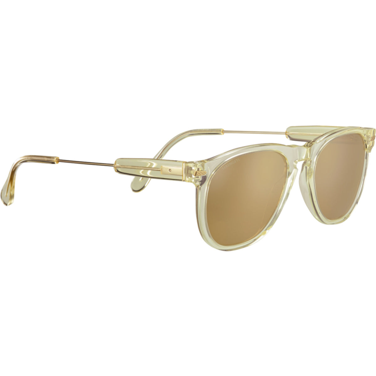 Serengeti Amboy Sunglasses  Champagne Translucide Medium-Large