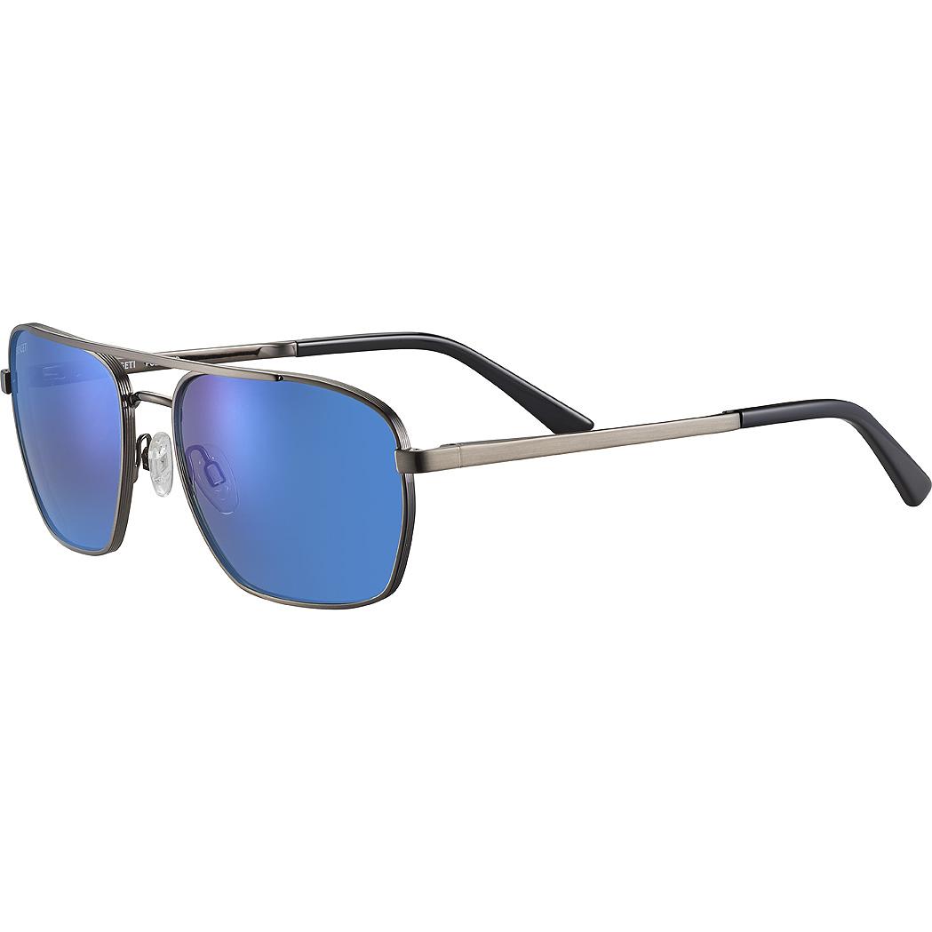 Serengeti Ansel Sunglasses  Shiny Gunmetal Medium, Large