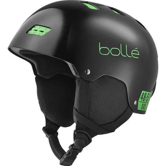 Bolle B-Rent Youth 2.0 Snow Helmet  Black Shiny Extra Small XS 51-53