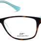 Candies CA0136 Geometric Eyeglasses 056-056 - Havana