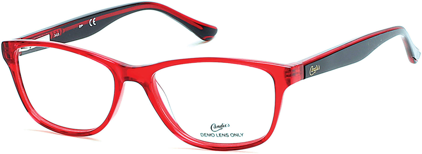 Candies CA0136 Geometric Eyeglasses 068-068 - Red