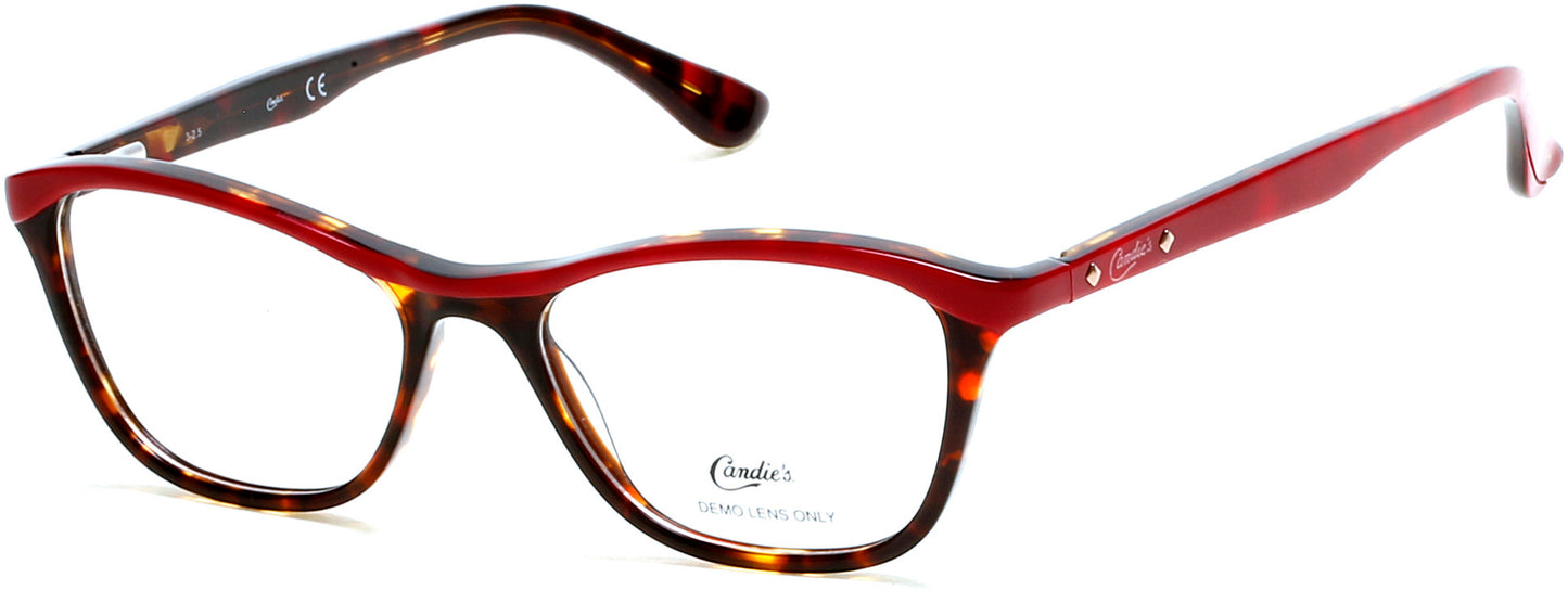 Candies CA0137 Geometric Eyeglasses 068-068 - Red/other