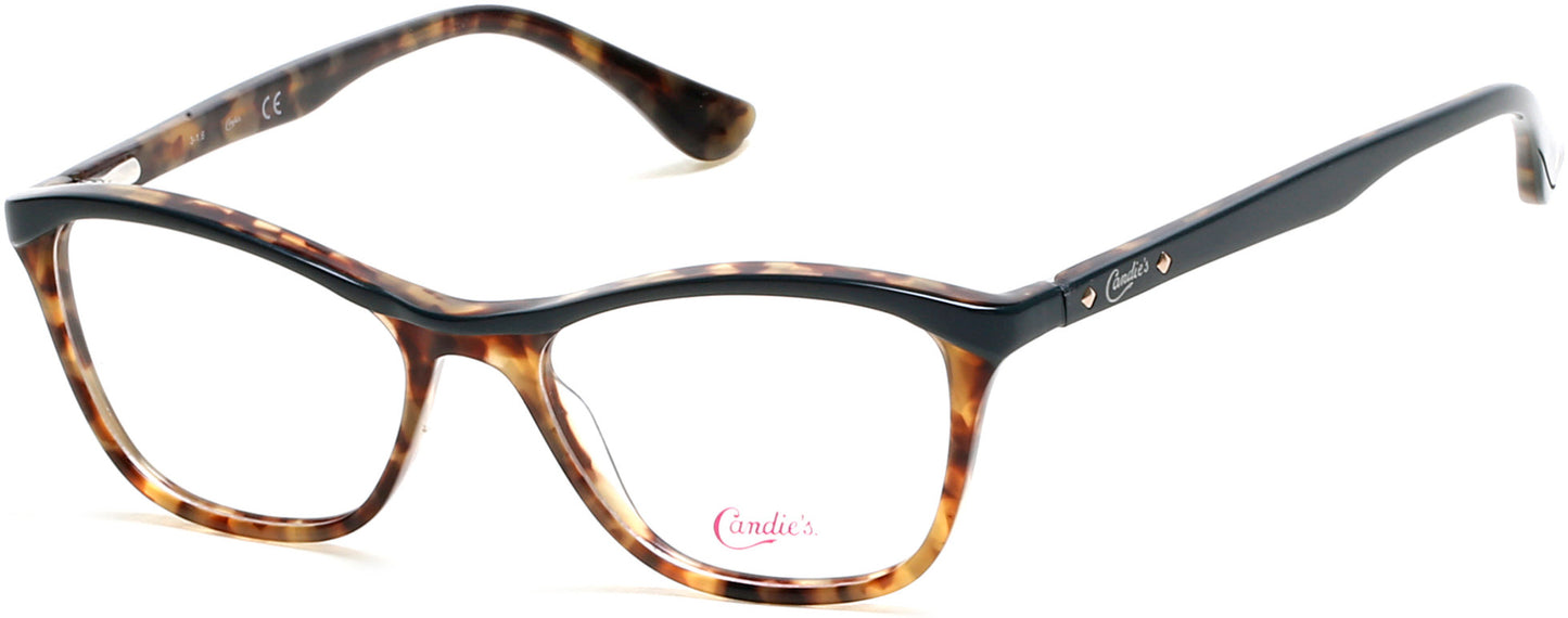 Candies CA0137 Geometric Eyeglasses 096-096 - Shiny Dark Green