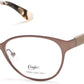 Candies CA0139 Geometric Eyeglasses 047-047 - Light Brown/other
