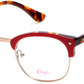Candies CA0140 Geometric Eyeglasses 066-066 - Shiny Red