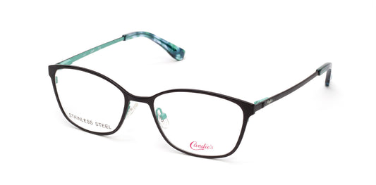 Candies CA0156 Geometric Eyeglasses 002-002 - Matte Black