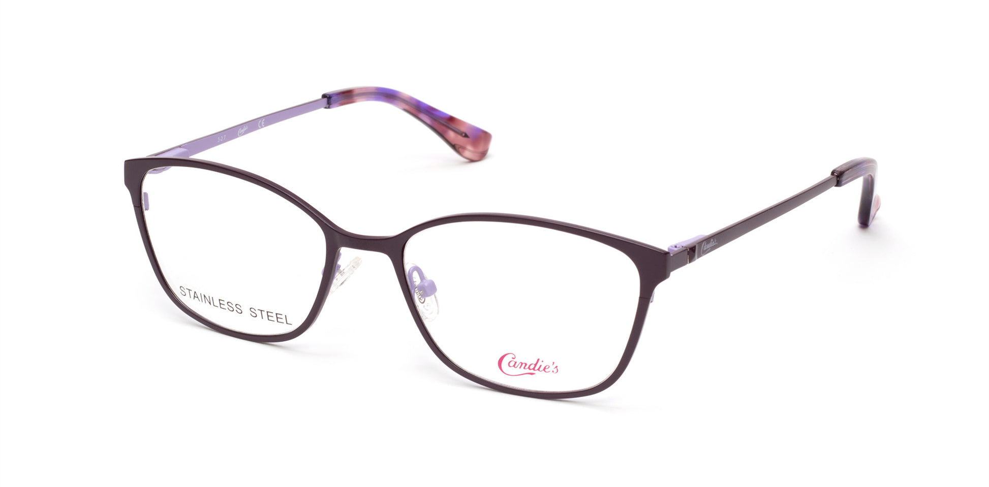 Candies CA0156 Geometric Eyeglasses 082-082 - Matte Violet