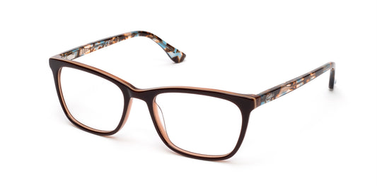 Candies CA0158 Geometric Eyeglasses 050-050 - Dark Brown