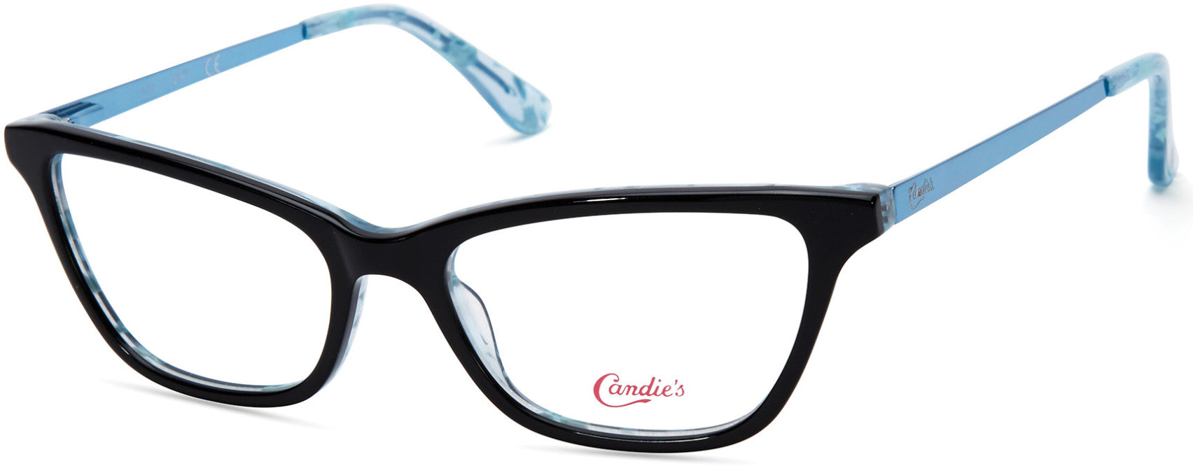 Candies CA0170 Geometric Eyeglasses 001-001 - Shiny Black