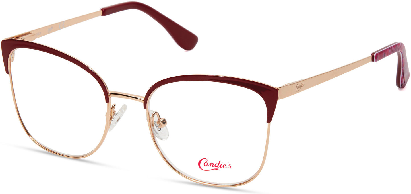 Candies CA0171 Cat Eyeglasses 069-069 - Shiny Bordeaux