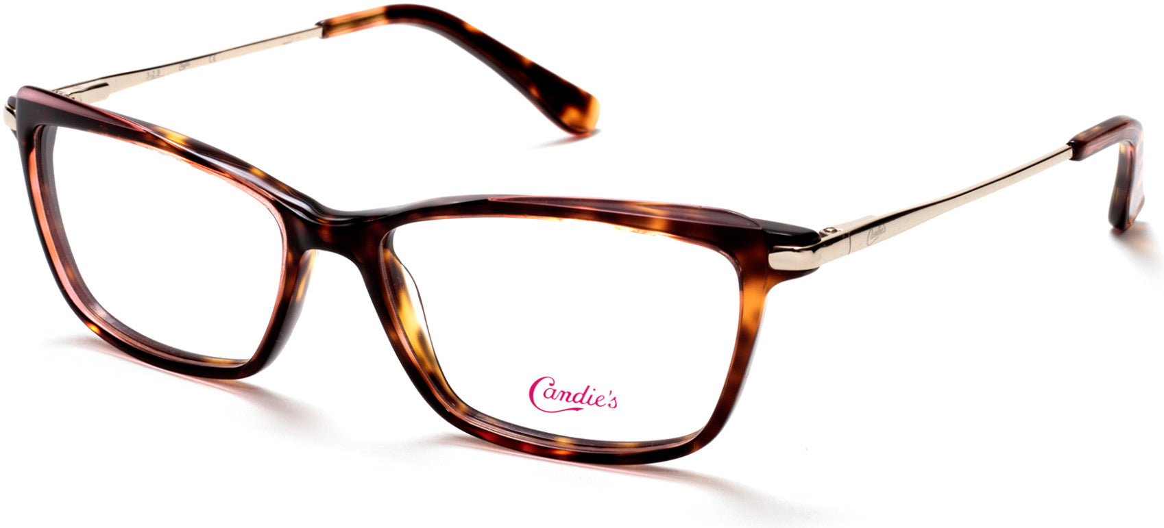 Candies CA0174 Geometric Eyeglasses 052-052 - Dark Havana